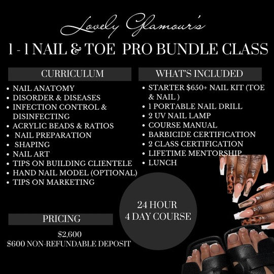 1-1 Nail & Toe Pro Bundle Class